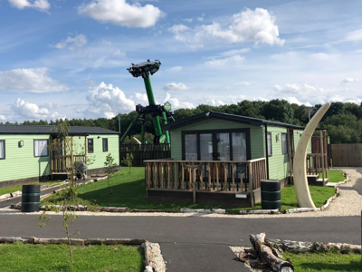 Accommodation units in the heart of gulliver's valley theme park.